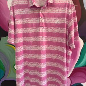 Adidas Men's Pink Polo-shirts